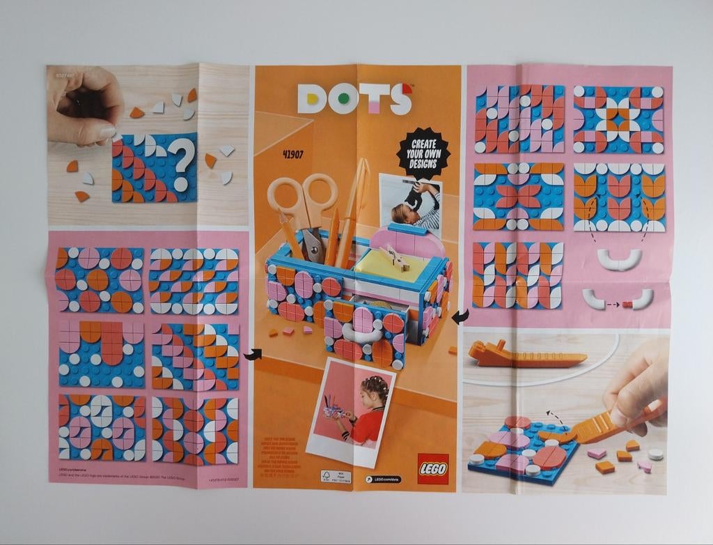 LEGO Dots Bureau Organizer 41907, Ophalen of Verzenden, Gebruikt, Complete set, Lego