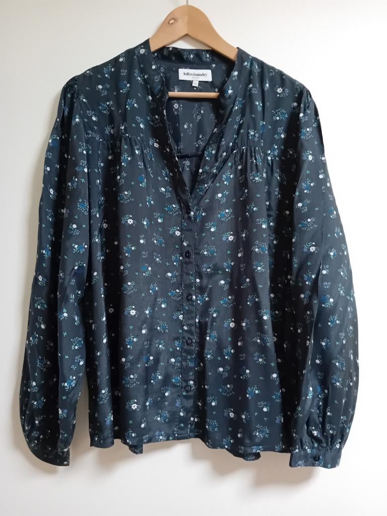 Mooie blouse van Lolly's Laundry,  maat 44, Blauw, Maat 42/44 (L), Ophalen of Verzenden, Zo goed als nieuw