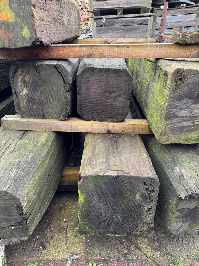 Meerpalen houten palen, Ophalen