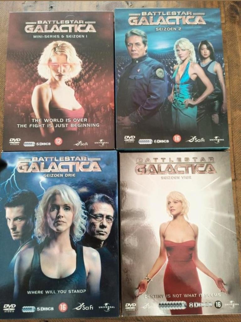 🎁 Battlestar Galactica - Complete serie🎁, Alle leeftijden, Ophalen of Verzenden, Zo goed als nieuw