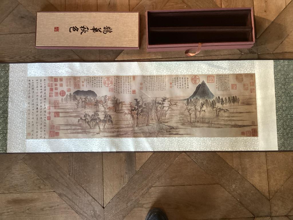 Chinese rol met doos, Ophalen of Verzenden