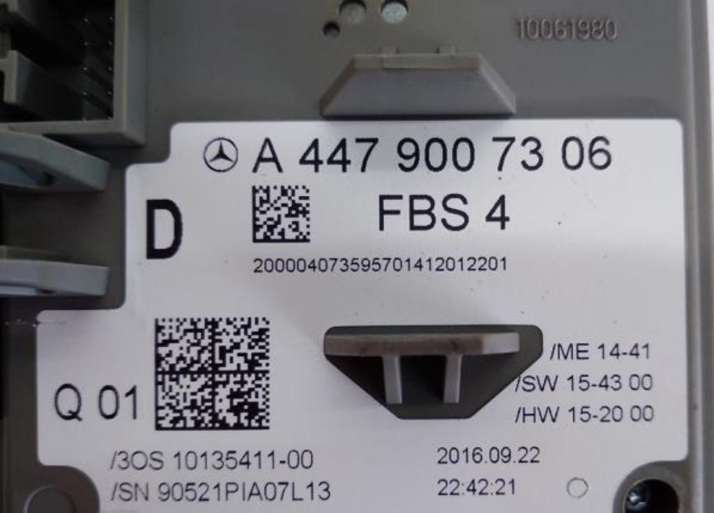 Mercedes Vito W447 contactslot reparatie 2013-2021, Ophalen of Verzenden, Gereviseerd, Mercedes-Benz