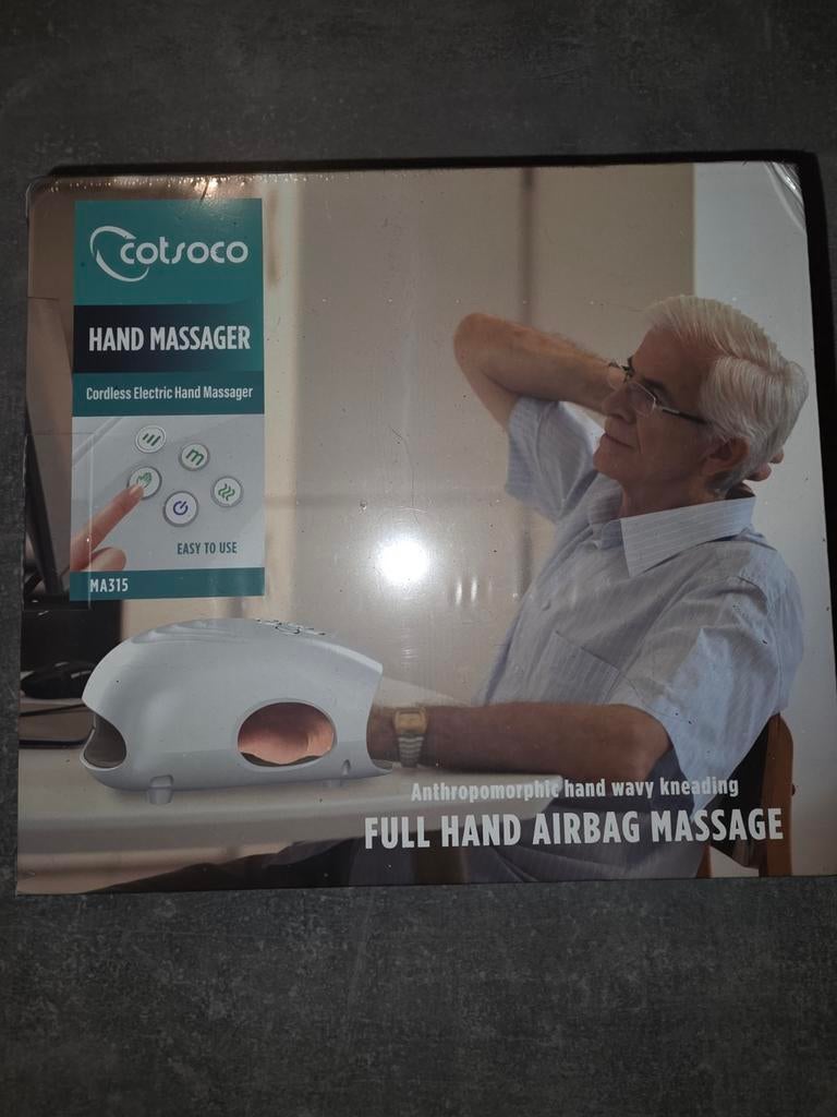 Cotoco Hand Massager - Nieuw in doos!, Sport en Fitness, Massageproducten, Onbekend, Nieuw, Ophalen of Verzenden, Onbekend