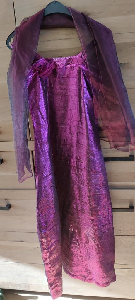 Carnavalsjurk, fuchsiakleur, Ophalen of Verzenden, Zo goed als nieuw, Maat 34 (XS) of kleiner, Carnaval