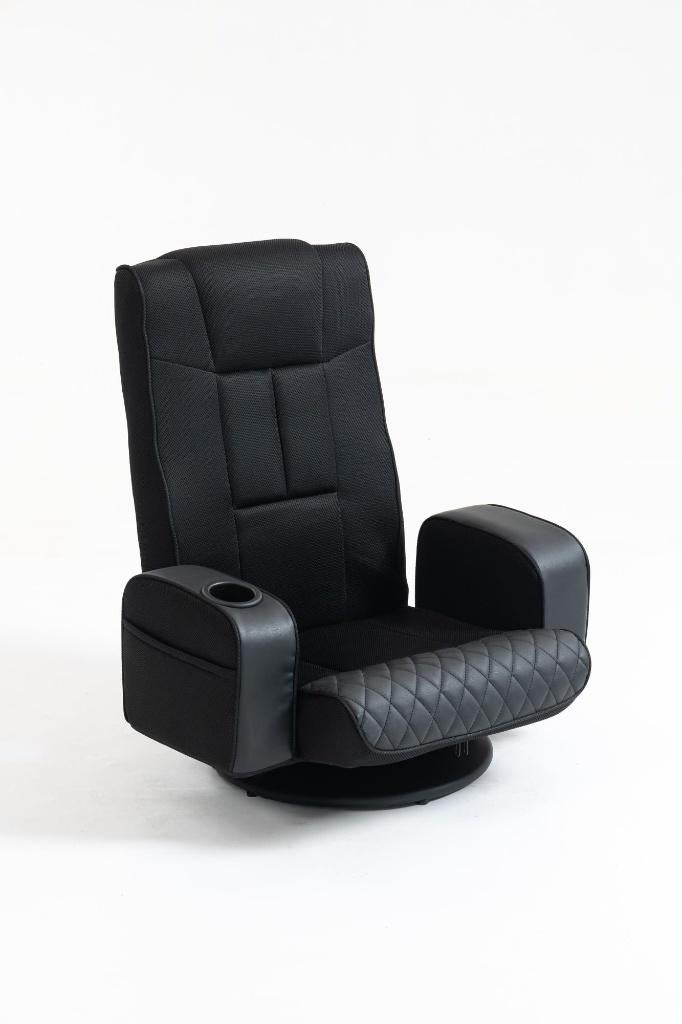 VDD Gaming - Gamestoel - Vloerstoel - Gamestoel zwart, Huis en Inrichting, Stoelen, Nieuw, Eén, Stof, Zwart, Ophalen