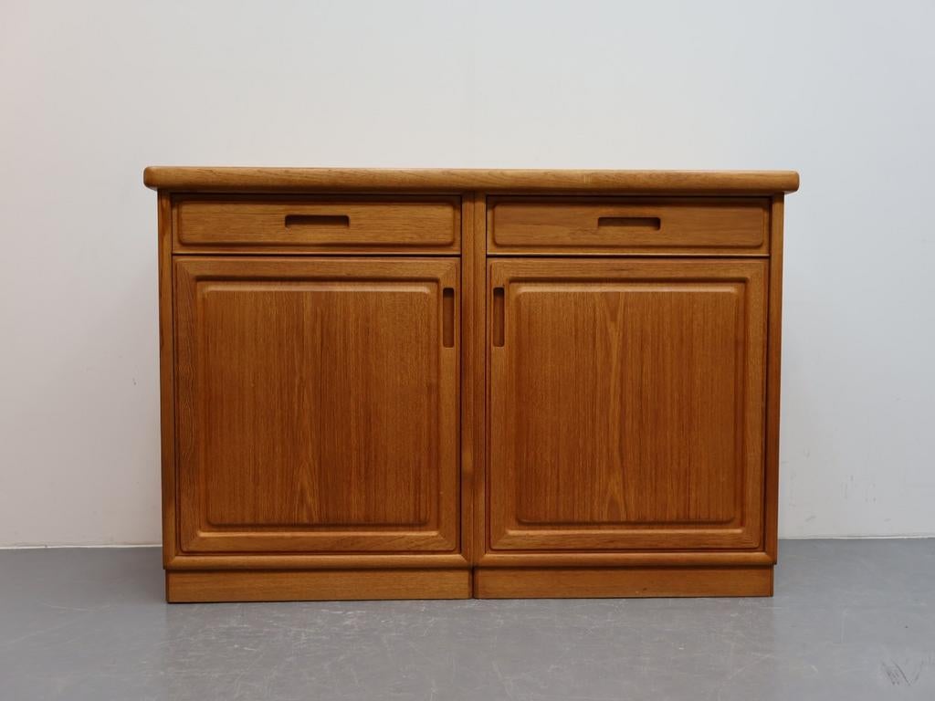 Vintage Deens Teak Dressoir - Jaren 80, Huis en Inrichting, Kasten | Dressoirs, Ophalen, Gebruikt, ., Teakhout