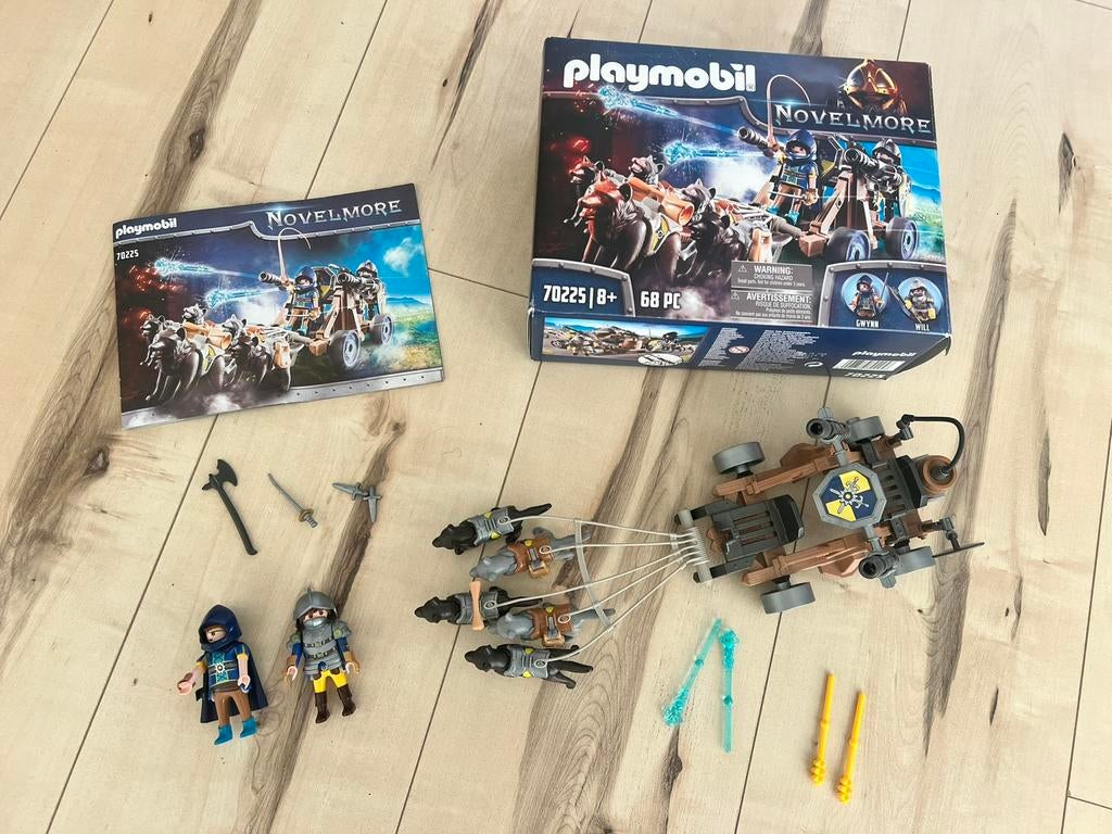 Playmobil 70225 Novelmore - Ridders met waterkanon en wolven, Kinderen en Baby's, Speelgoed | Playmobil, Ophalen of Verzenden