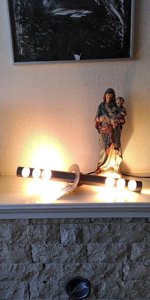 Vintage Sergio Terzani wandlamp, Ophalen of Verzenden, Zo goed als nieuw, Glas, Futuristisch, Minimalistisch