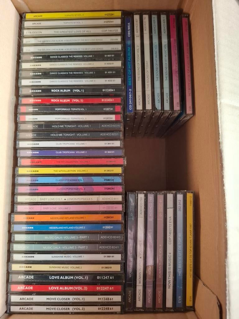 48 Verzamel CD's 1986-1990 - Zeldzame Nummers!, Ophalen of Verzenden, Gebruikt, Pop, Boxset