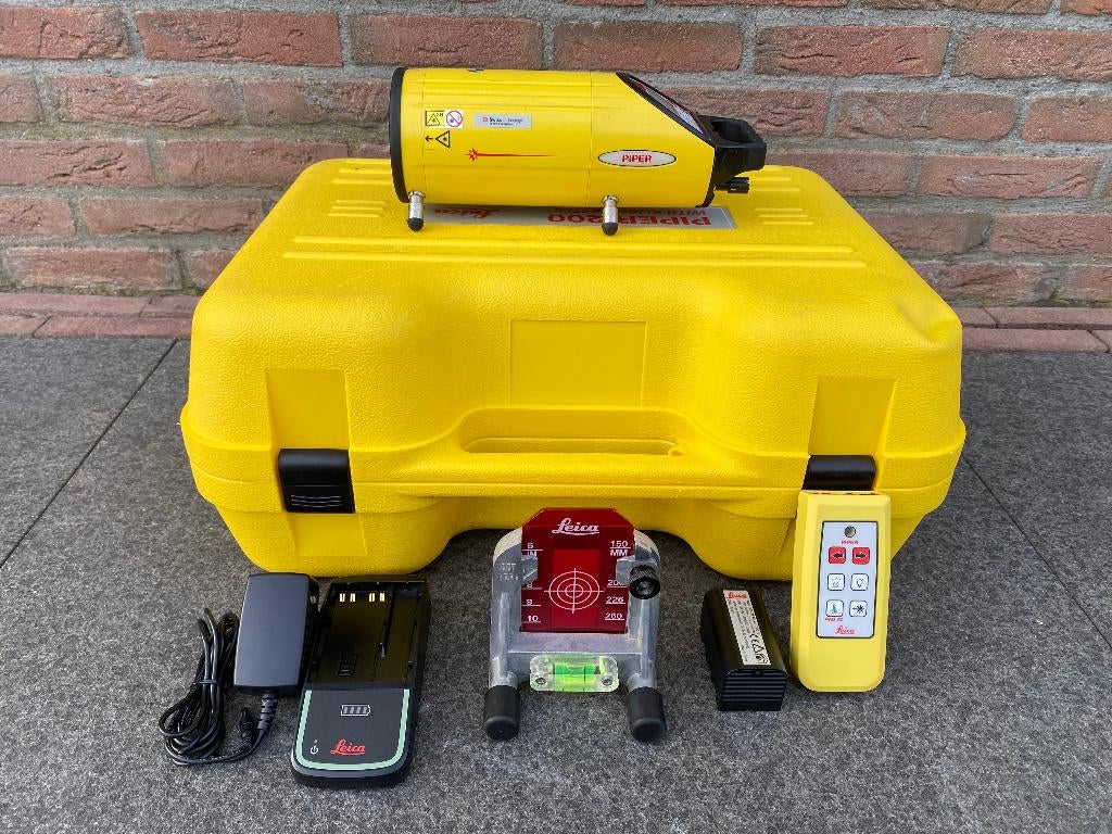 Rioollaser/lijnlaser Leica Piper 200 (RODE STRAAL) "ZGAN", Zwitserland, Nieuw, Ophalen of Verzenden, Leica Geosystems
