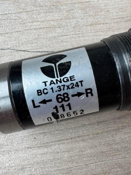 Tange Trapas BC 1.37x24T 68-R 111, Ophalen of Verzenden, Nieuw, Crankstel of Pedalen