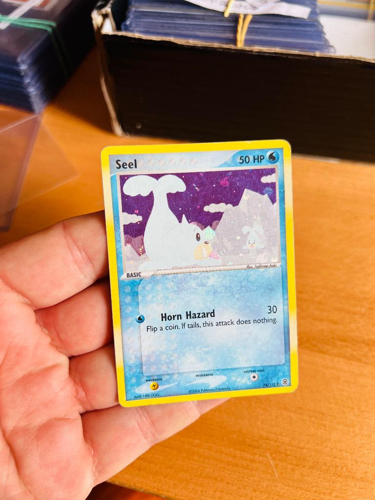 Seel 78/112 Holo Ex Fire Red Leaf Green Pokemon, Verzenden, Zo goed als nieuw, Losse kaart, Foil