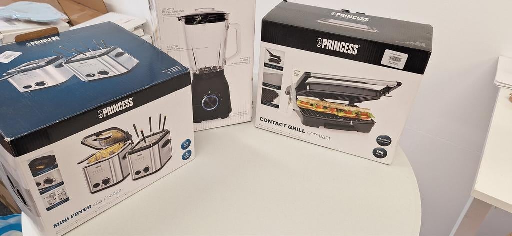 Princess set frituurpan, blender en grill - nieuw, Nieuw, Ophalen of Verzenden, <, <
