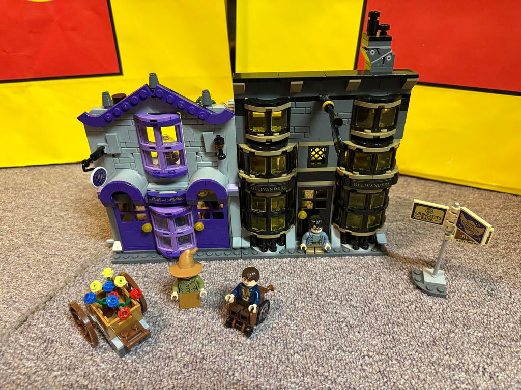 Lego 76439 Ollivanders en Madam Malkins, Ophalen of Verzenden, Zo goed als nieuw, Complete set, Lego