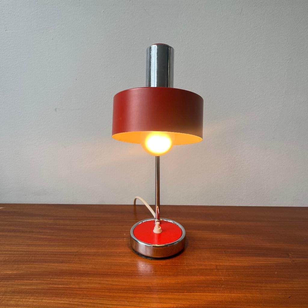 Italiaans design lampje uit de jaren 50 60 70, Chroom, Gebruikt, Hala, Overige materialen