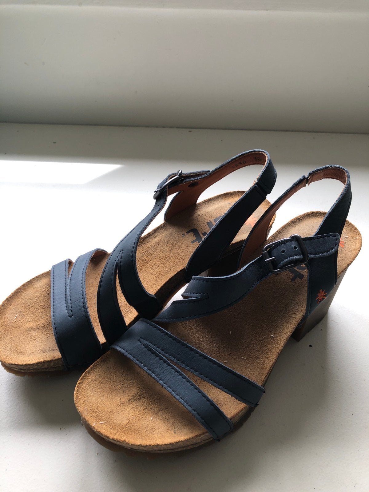 The Art Company sandalen, maat 38, donkerblauw, Ophalen of Verzenden, Gedragen, Blauw, Sandalen of Muiltjes