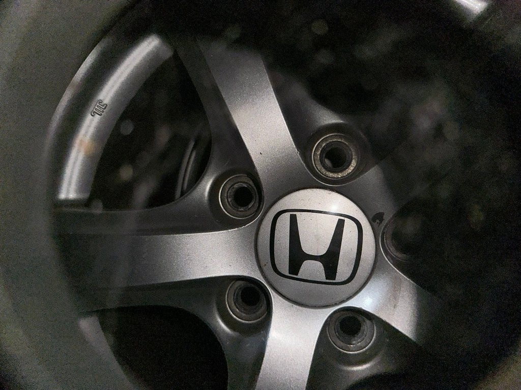 Set Honda CRV autobanden met lichtmetalen velgen, Gebruikt, 15 inch, Band(en), Personenwagen