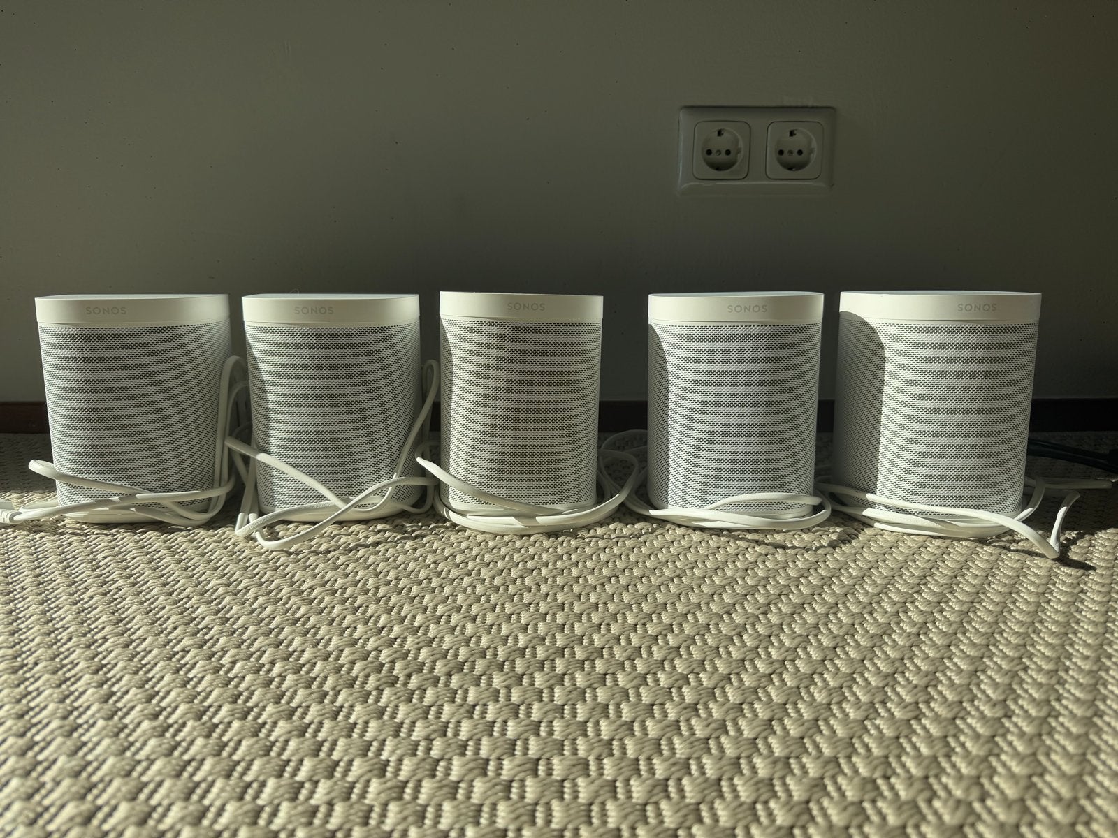 5x Sonos One SL speakers - ook los te koop, Audio, Tv en Foto, Luidsprekers, Slimme speaker, WiFi, Ophalen of Verzenden, Zo goed als nieuw