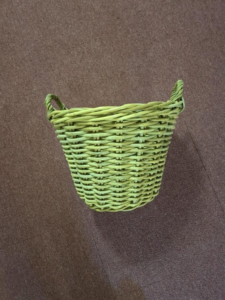 Rieten mand / aardappelmand / ronde mand, Ophalen, Zo goed als nieuw, Rond, Riet