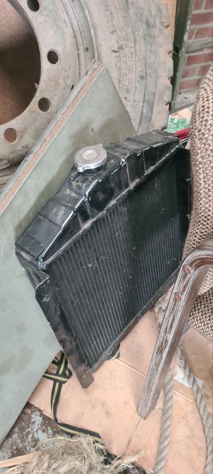 replica radiateur Nekaf of CJ jeep, Ophalen, Landmacht, Amerika