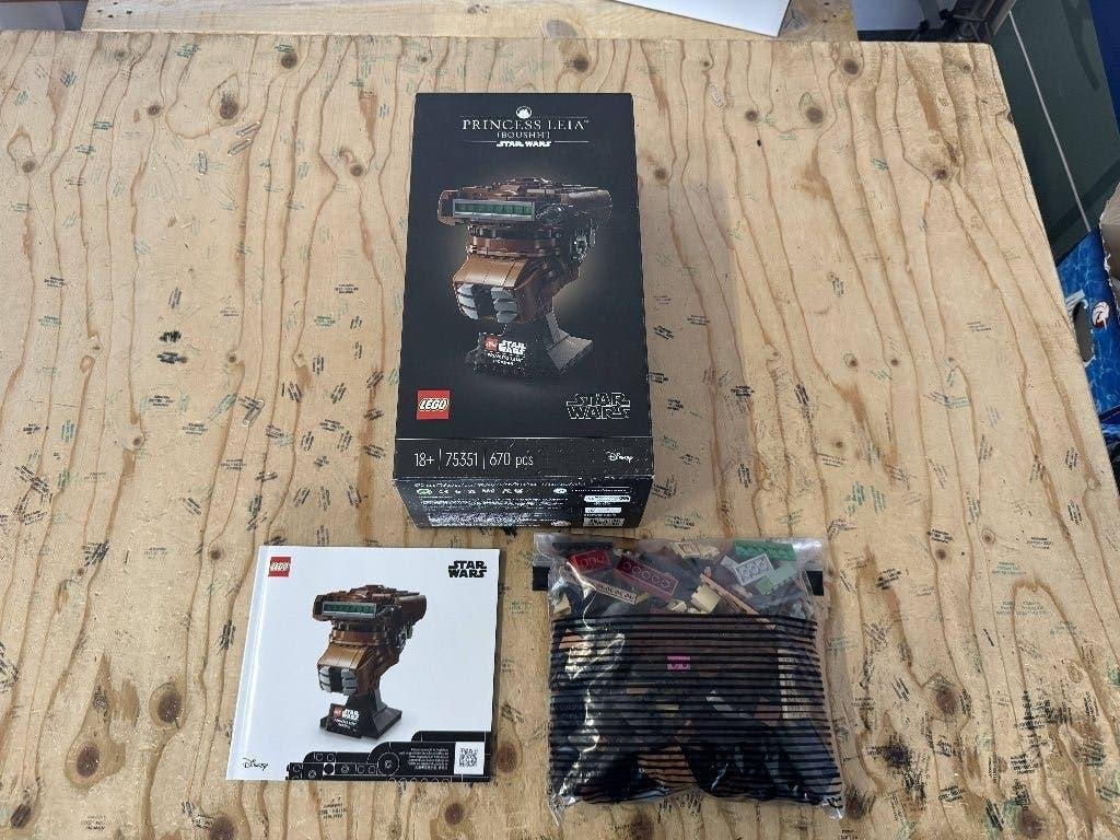 LEGO Star Wars Prinses Leia (Boushh) Helm (75351), Compleet, Info@lego.com, Star Wars, Denemarken