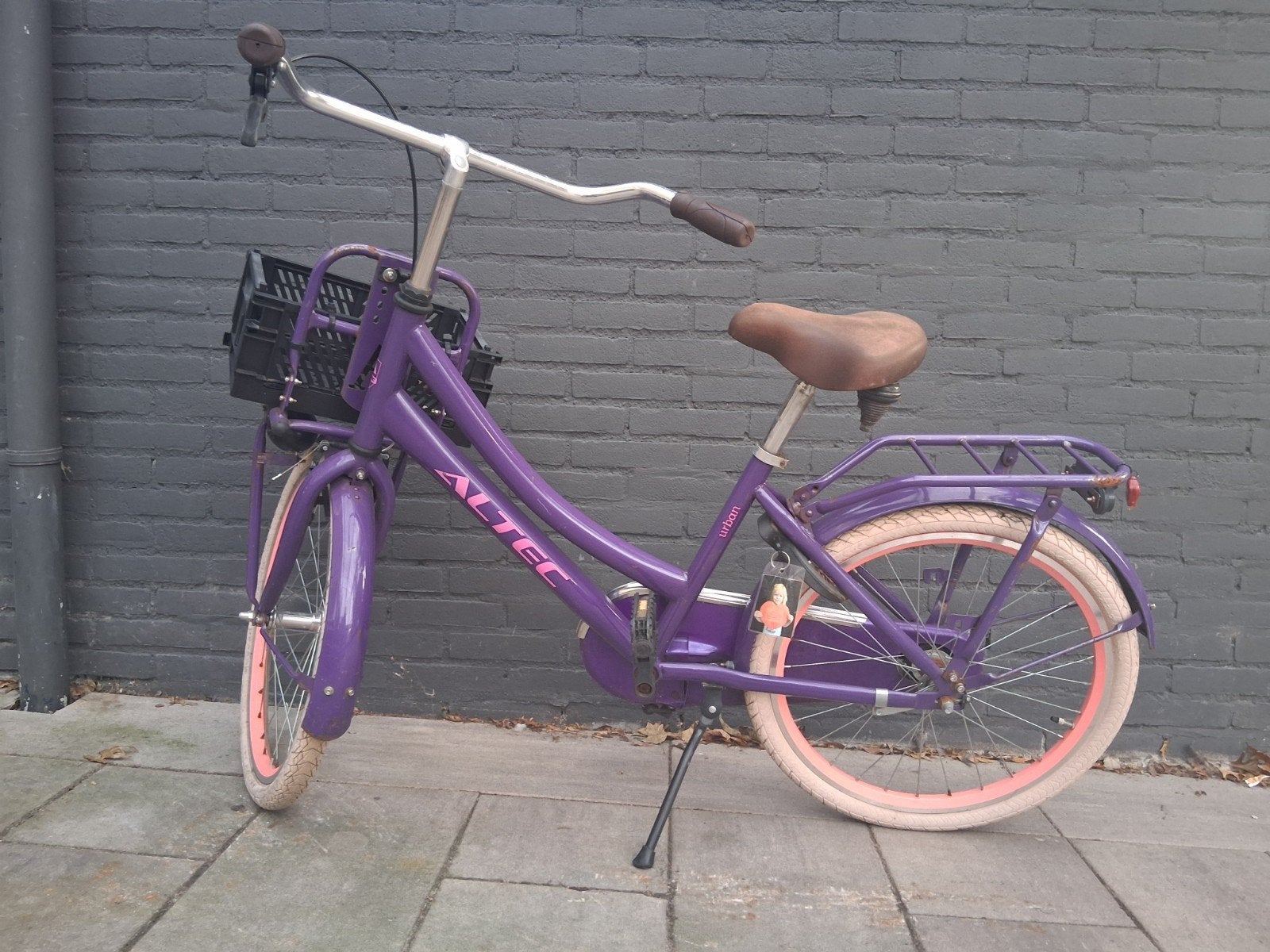 Altec Urban Damesfiets 22 inch - Paars, Fietsen en Brommers, Ophalen, Gebruikt, 22 inch, Altec