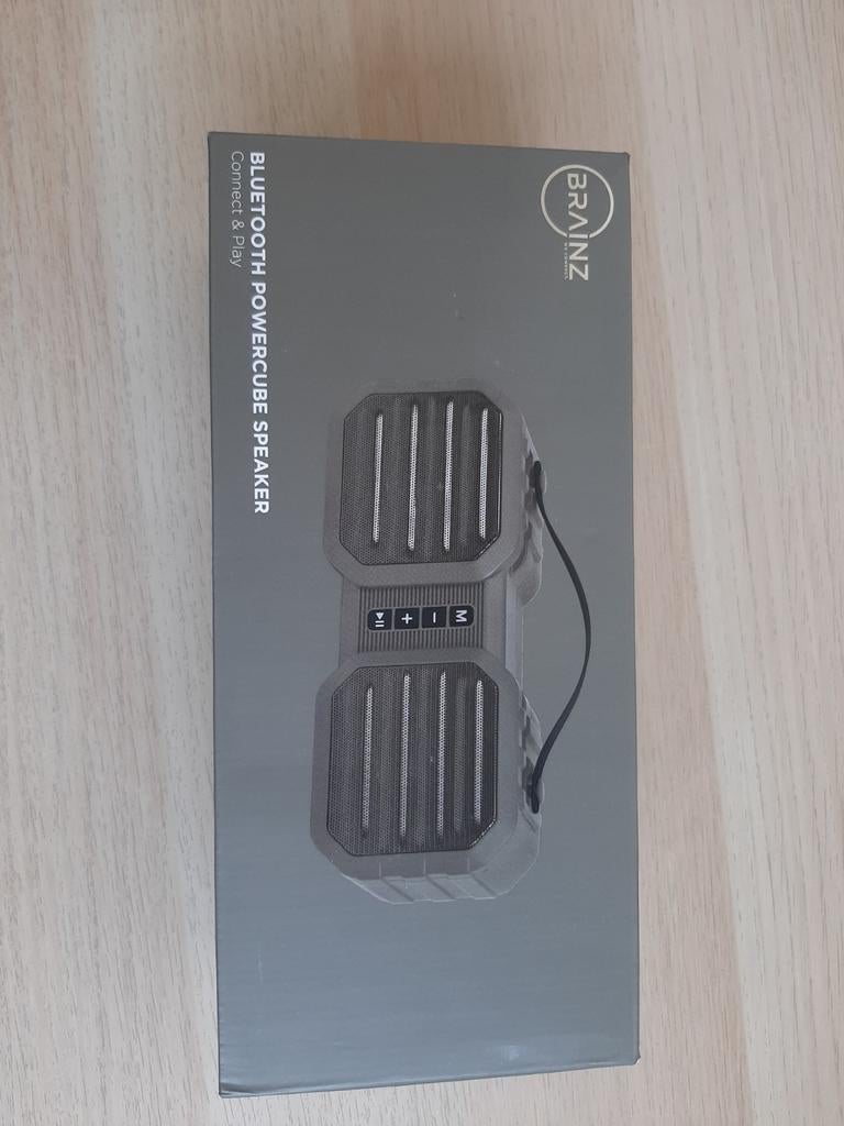 BRAINZ Bluetooth Powercube Speaker, Audio, Tv en Foto, Luidsprekers, Ophalen of Verzenden