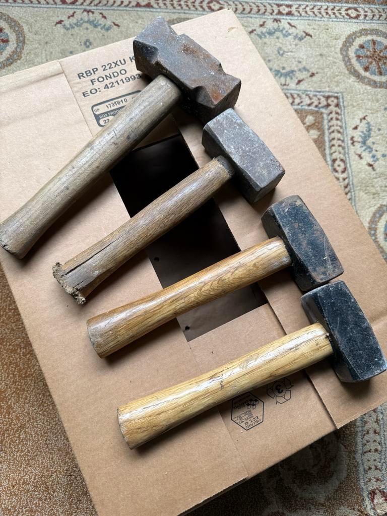 Diverse gereedschappen: hamers, koevoeten en meer, Doe-het-zelf en Verbouw, Gereedschap | Handgereedschap, Ophalen, Gebruikt