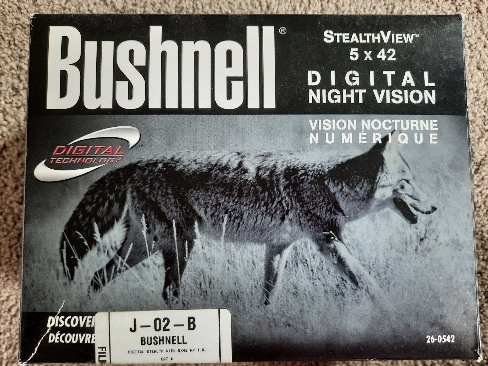 Bushnell StealthView 5x42 Digitale Nachtkijker, Minder dan 8x, Overige typen, Ophalen of Verzenden, Nachtkijker