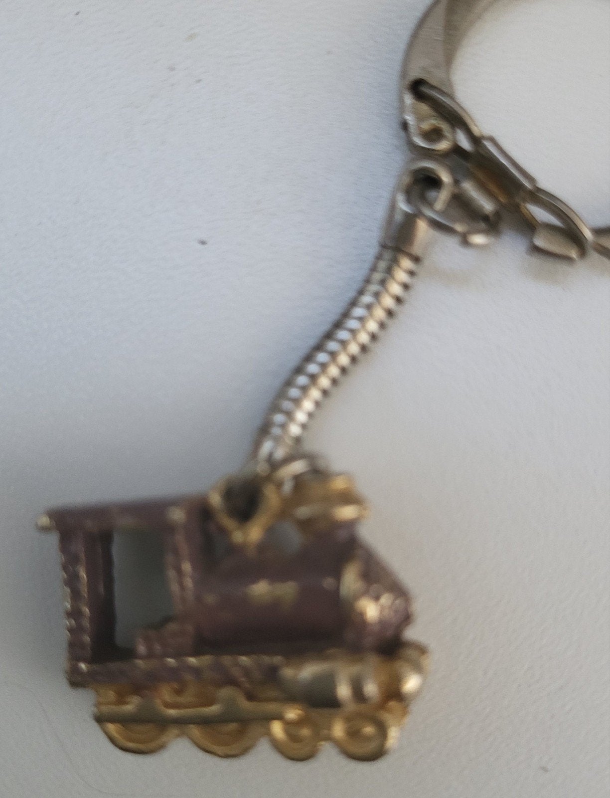 Sleutelhanger met trein figuur, Verzamelen, Sleutelhangers, Ophalen of Verzenden, Gebruikt, Transport