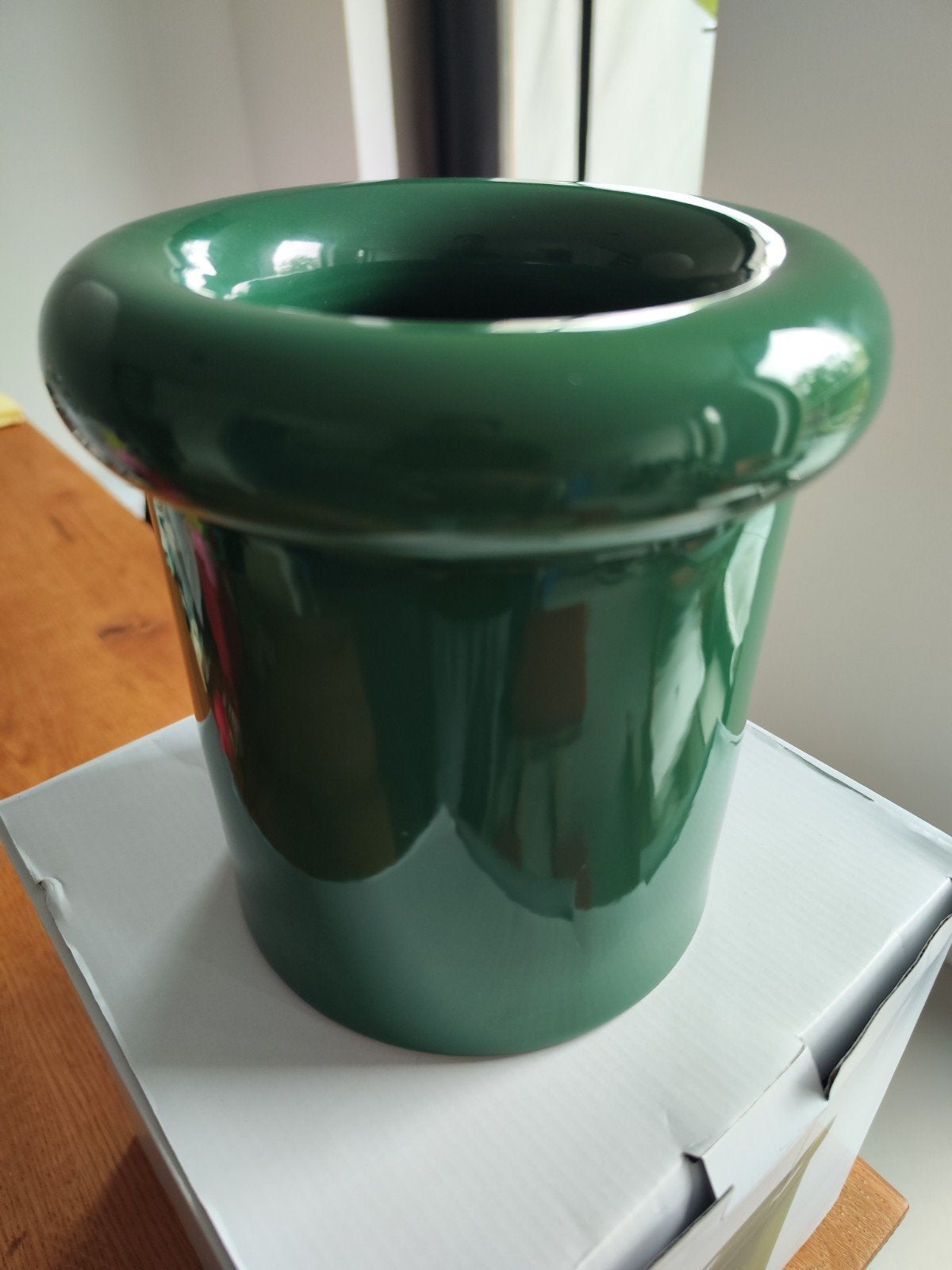 &klevering &k Turban Vase Groen | Design Vaas Nieuw in Doos, Ophalen of Verzenden, Handgemaakt, Groen