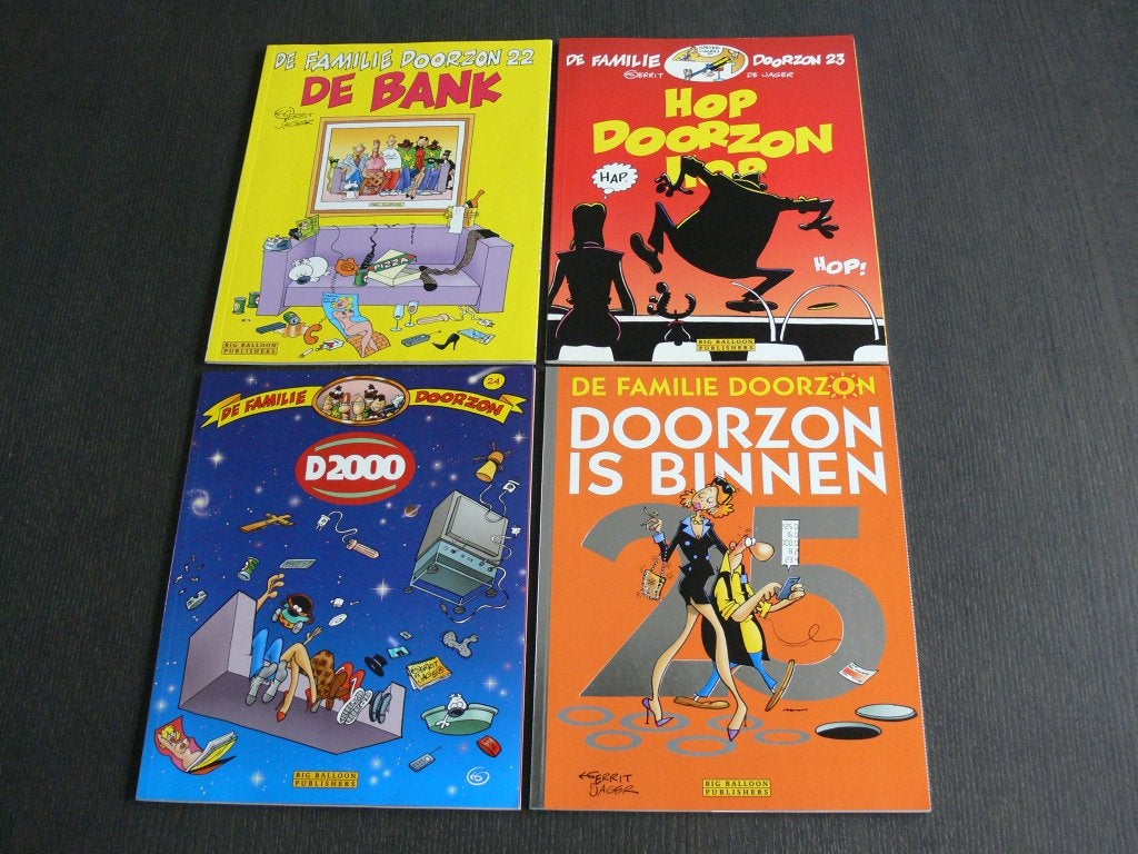 De familie Doorzon - deel 22 t/m 25, Meerdere stripboeken, Ophalen of Verzenden, Zo goed als nieuw
