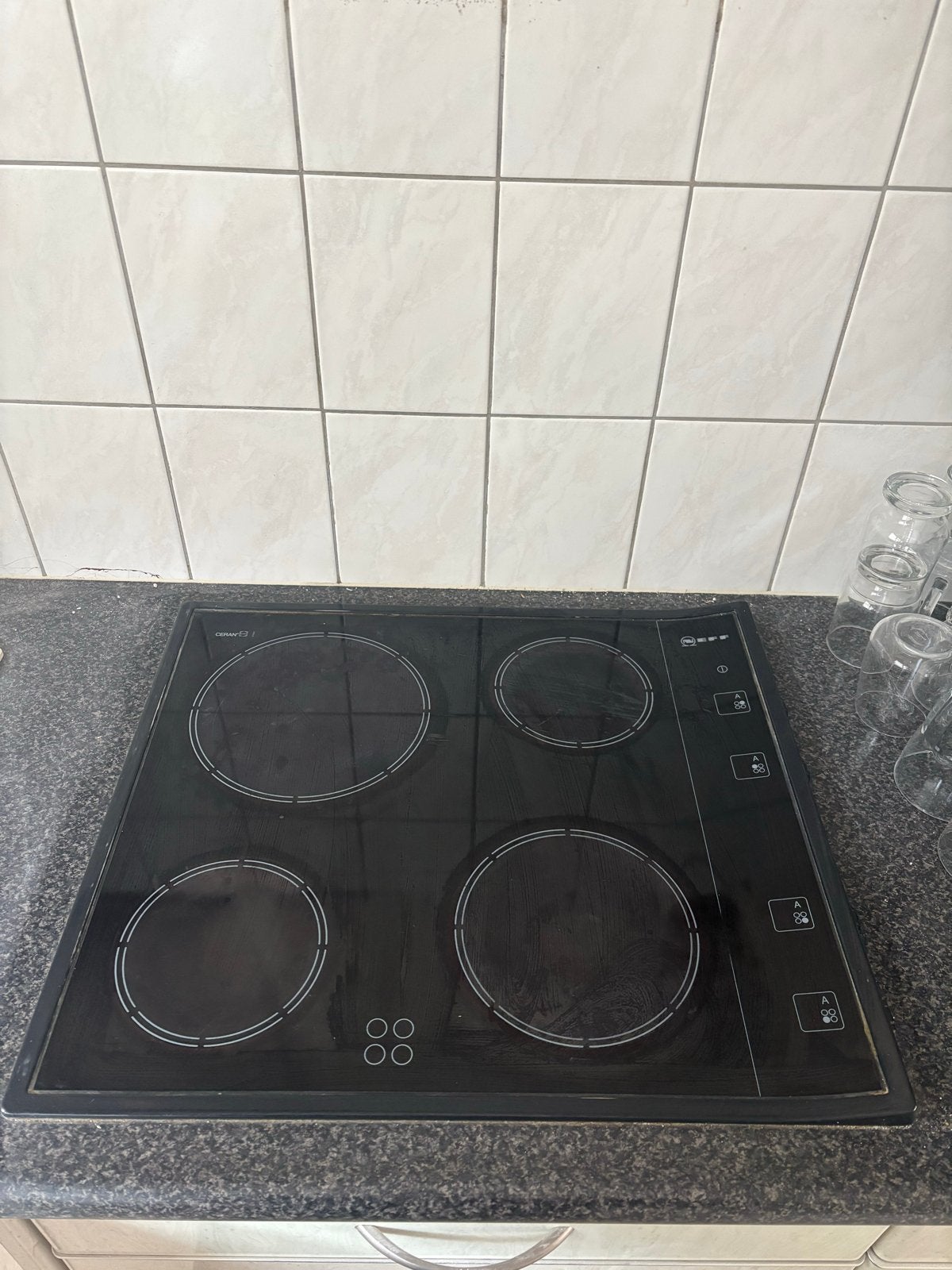 Neff keramische kookplaat - 4 zones, Witgoed en Apparatuur, Ophalen, Gebruikt, Keramisch, 4 kookzones
