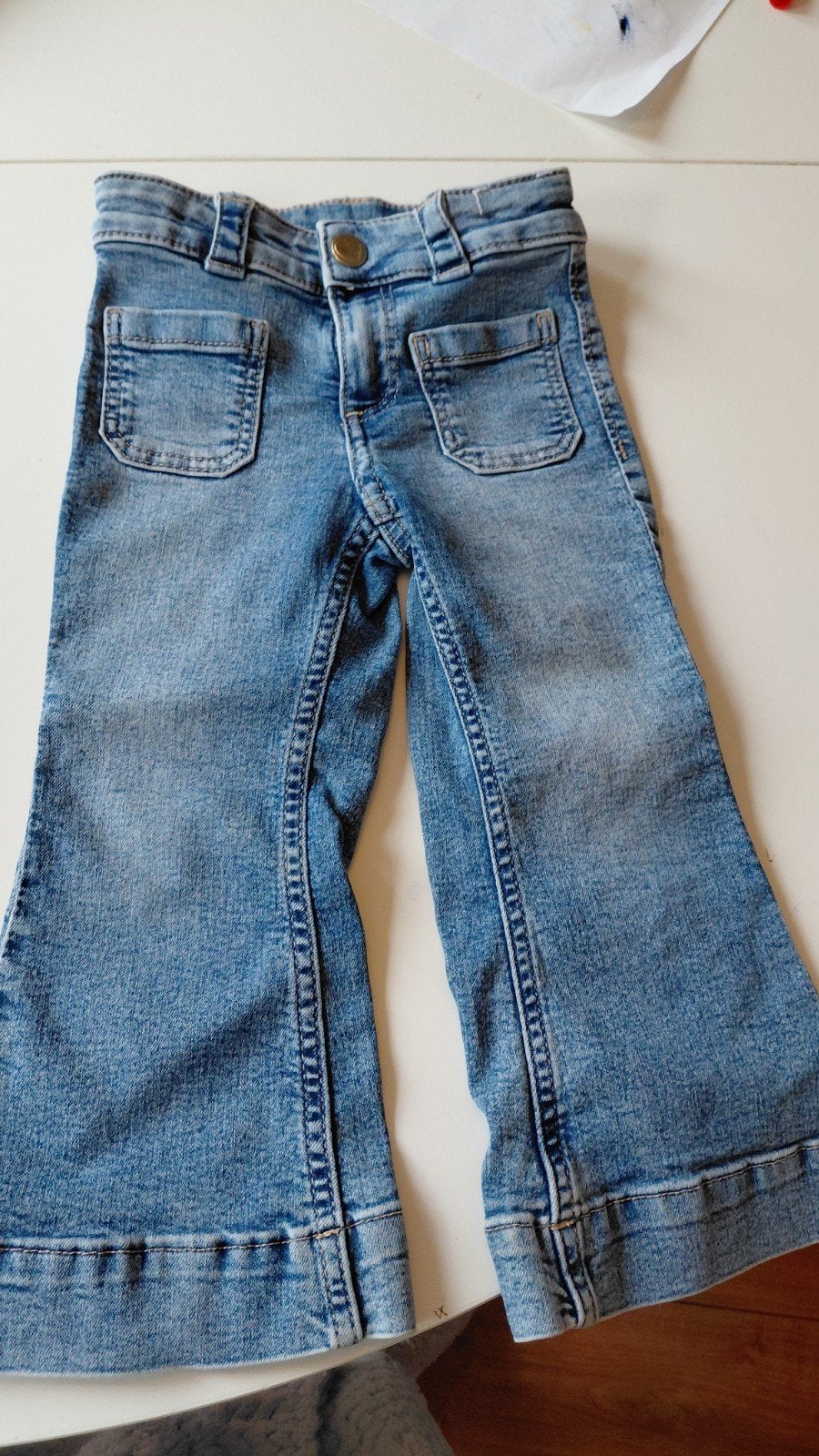stoere flair spijkerbroek maat 92, Ophalen, Gebruikt, Meisje, Broek