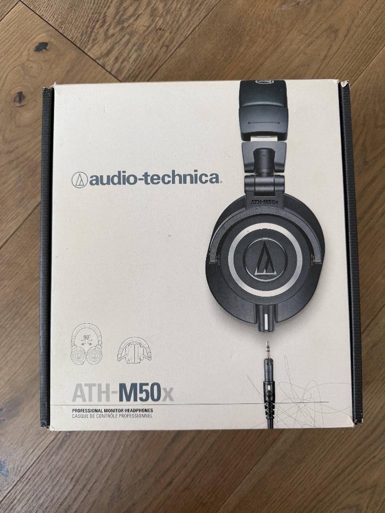 Audio Technica ATH-M50x Zwart Hoofdtelefoon
