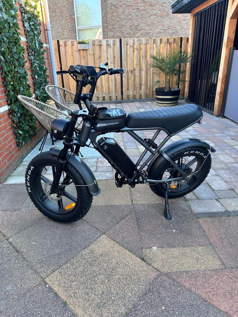 Stoere fatbike H9 met dikke banden - Zo goed als nieuw, Zo goed als nieuw, 51 tot 55 cm, 50 km per accu of meer, Ophalen