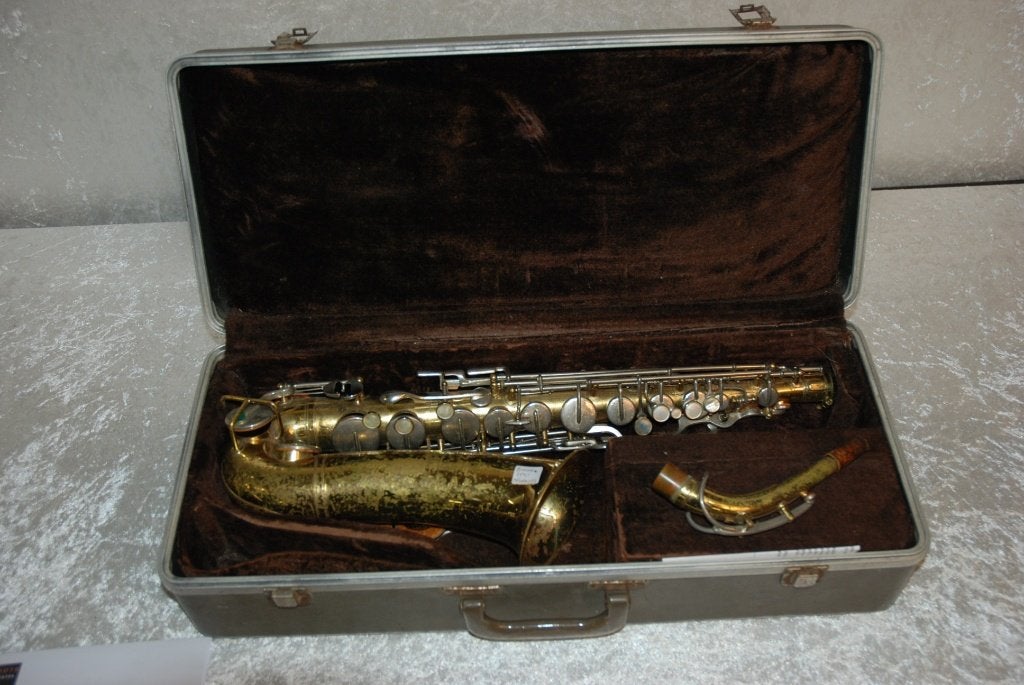 Buescher Aristocrat Alt Saxofoon met koffer   <26260152>, Gebruikt, ., Ophalen of Verzenden, .