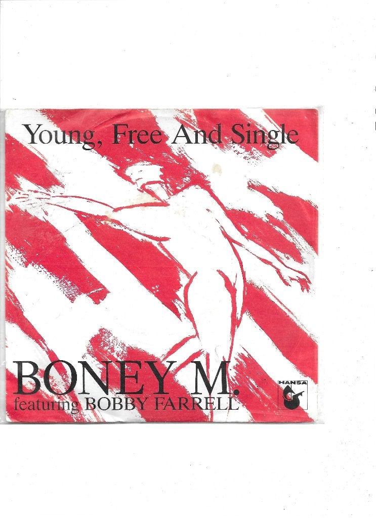 Single Boney M - Young, free and single, Cd's en Dvd's, Ophalen of Verzenden, Gebruikt, 7 inch, Pop