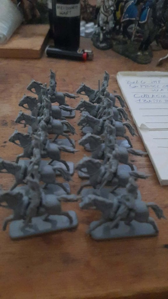 britse dragonders innis killing dragoons 1/72 hat, Ophalen of Verzenden, Zo goed als nieuw, 1:50 of kleiner, Figuur of Figuren
