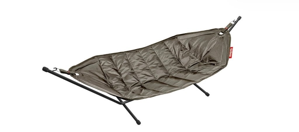 Fatboy hangmat, Ophalen, Meerpersoons, Zo goed als nieuw, Met standaard