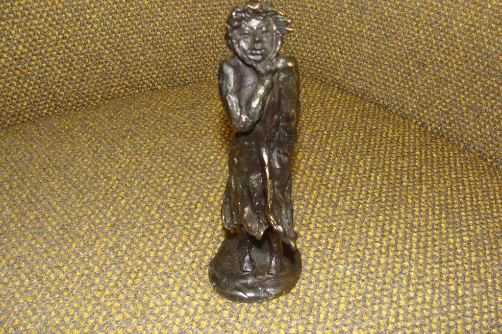 Bronzen beeldje  Artihove ??, Minder dan 20 cm, Ophalen of Verzenden, Brons, Beeld