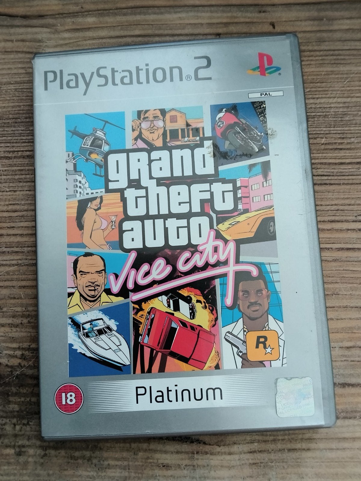 Grand Theft Auto Vice City Platinum PS2, Avontuur en Actie, Gebruikt, Vanaf 18 jaar, 1 speler