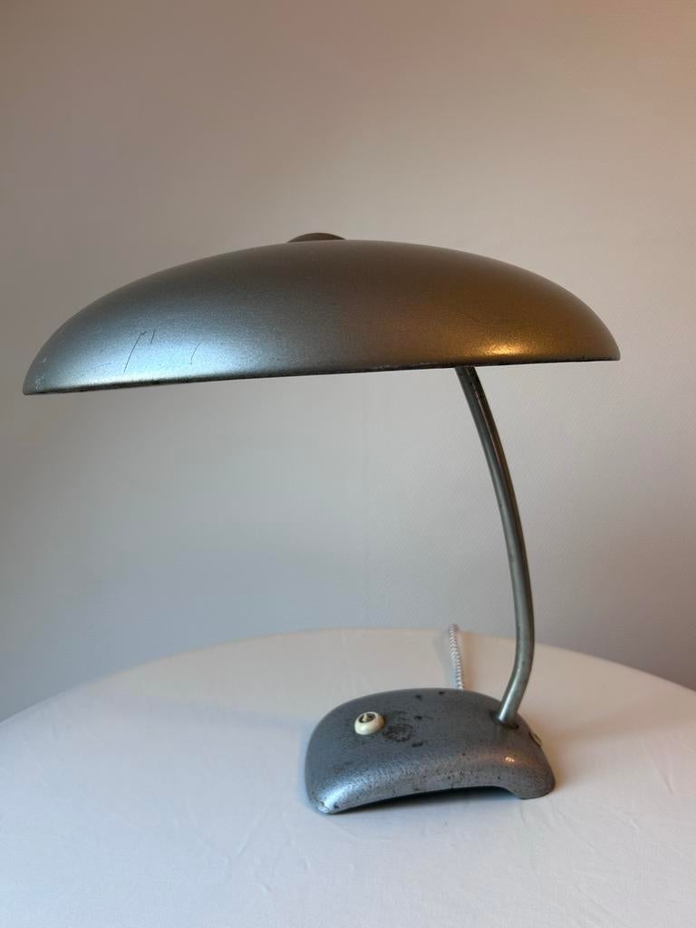 Vintage Bauhaus 1950’s bureaulamp (VEB Narva Leuchtenbau), Ophalen of Verzenden