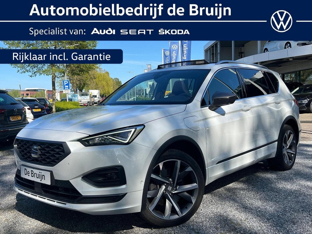 SEAT Tarraco Hybrid 245pk DSG FR (Pano,Trekhaak,Camera,Led), Auto's, Seat, Te koop, Tarraco, ABS, Achteruitrijcamera, Adaptive Cruise Control