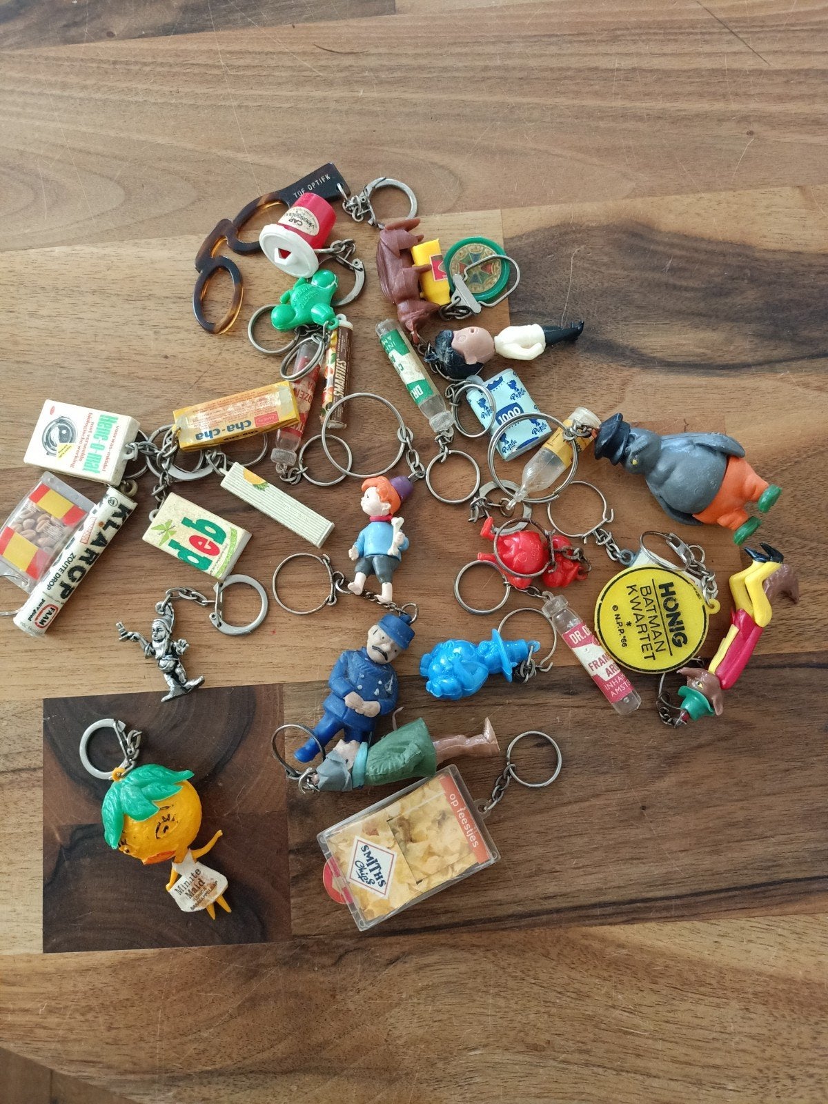 Grote collectie vintage sleutelhangers, diverse merken, Verzamelen, Ophalen of Verzenden, Gebruikt, Merk