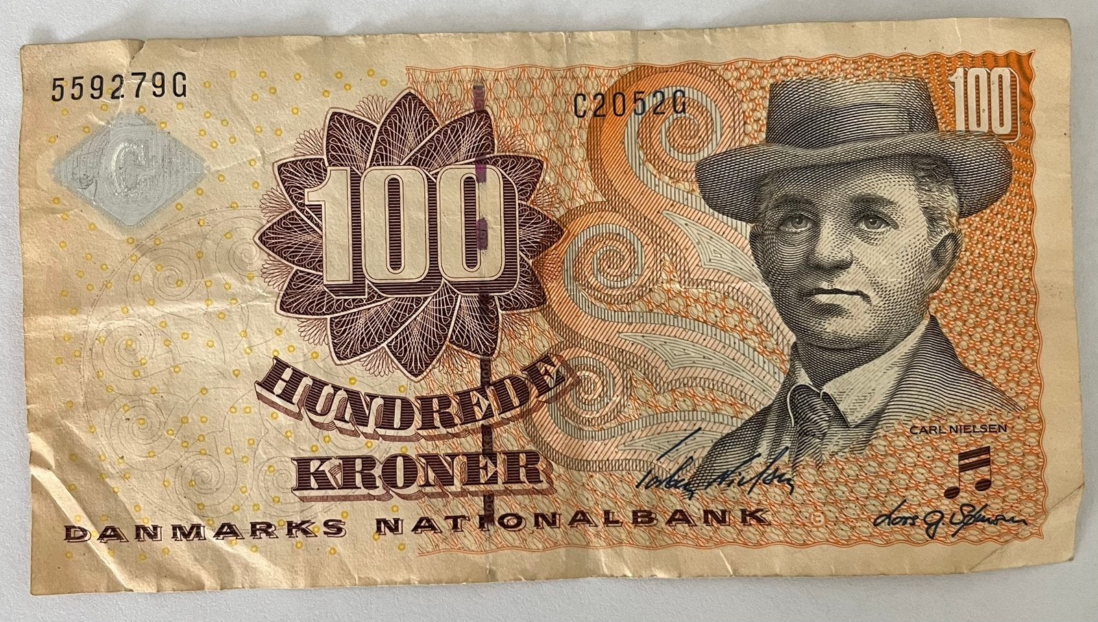 Denemarken 100 Kroon 2009 gebruikte staat, Postzegels en Munten, Bankbiljetten | Europa | Niet-Eurobiljetten, Verzenden, Overige landen