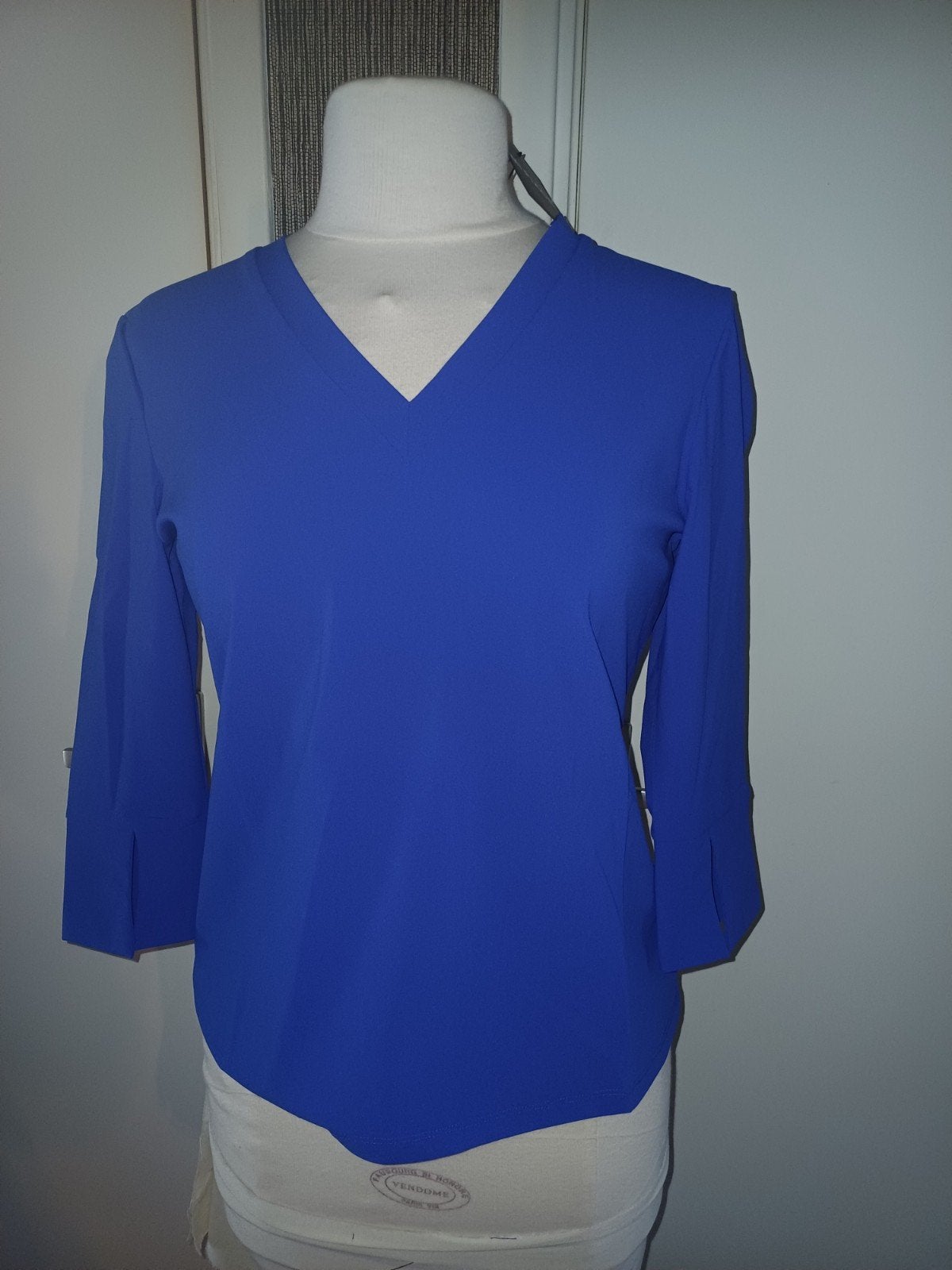 Mi piace travel V-hals top 3/4 mouw Cobalt S en M, Mp, Mp, Blauw, Ophalen of Verzenden