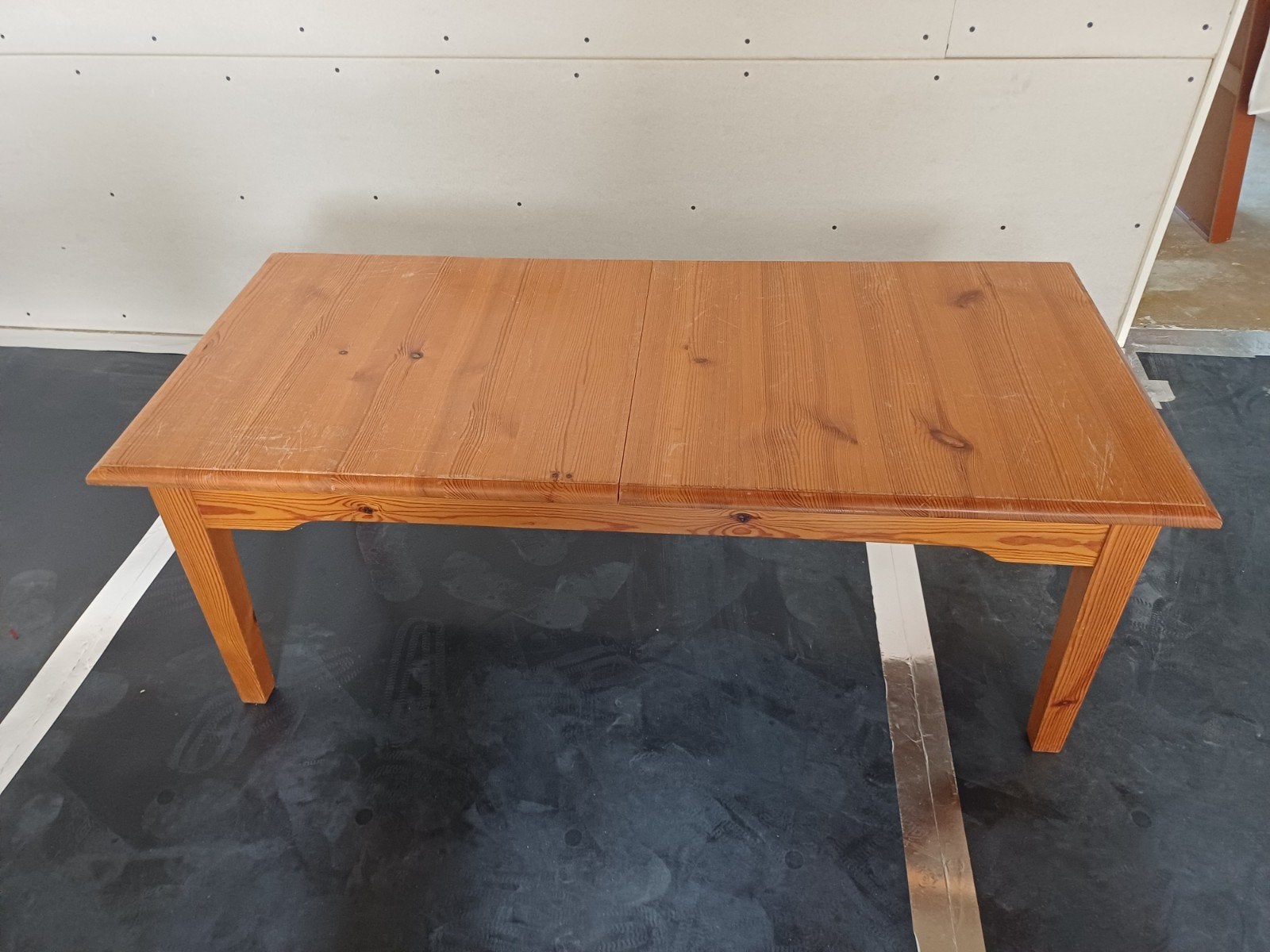 Grenen houten salontafel, Huis en Inrichting, Ophalen, Gebruikt, 100 tot 150 cm, 50 tot 100 cm