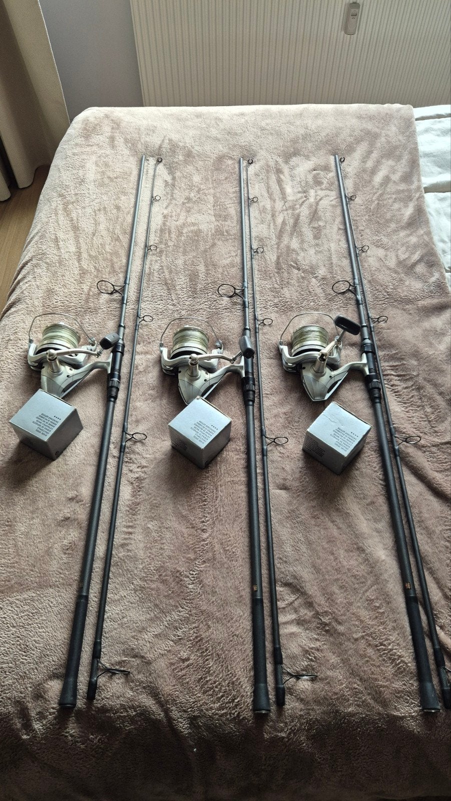 3x Nash Scope 10ft 3x shimano ultegra 14000, Watersport en Boten, Ophalen of Verzenden, Werphengel