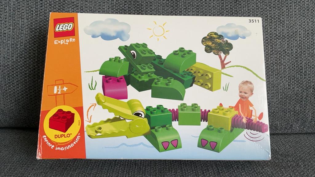 LEGO Duplo Krokodil 3511, Kinderen en Baby's, Speelgoed | Duplo en Lego, Ophalen of Verzenden, Zo goed als nieuw, Duplo